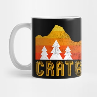 Crater Lake national park retro vintage Mug